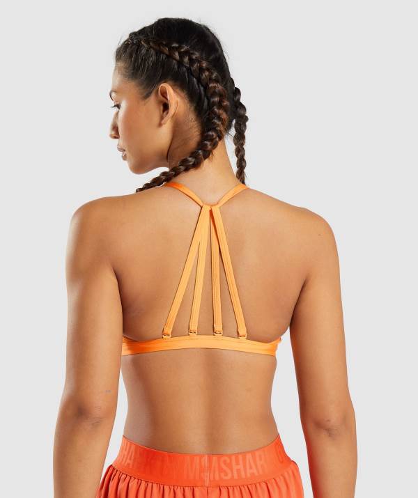 Damske Športové Podprsenky Gymshark Minimal Marhule Oranžové | EH8521973